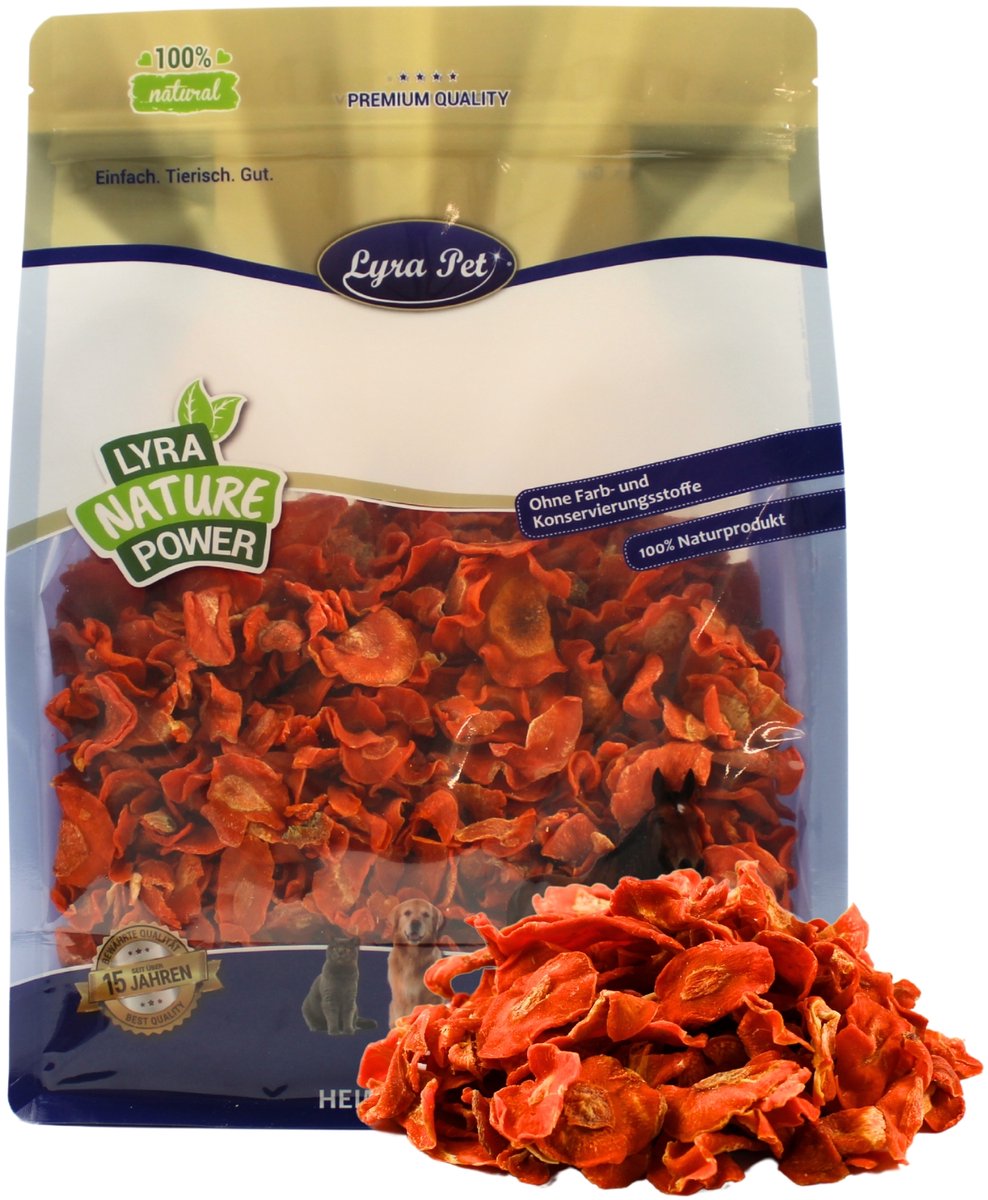 1 kg Lyra Pet® gedroogde wortelen