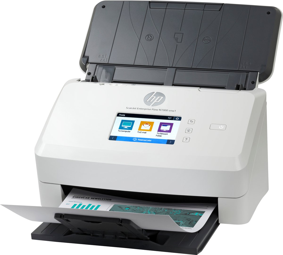 Scanner HP 6FW10A#B19 White 75 ppm thumbnail 3