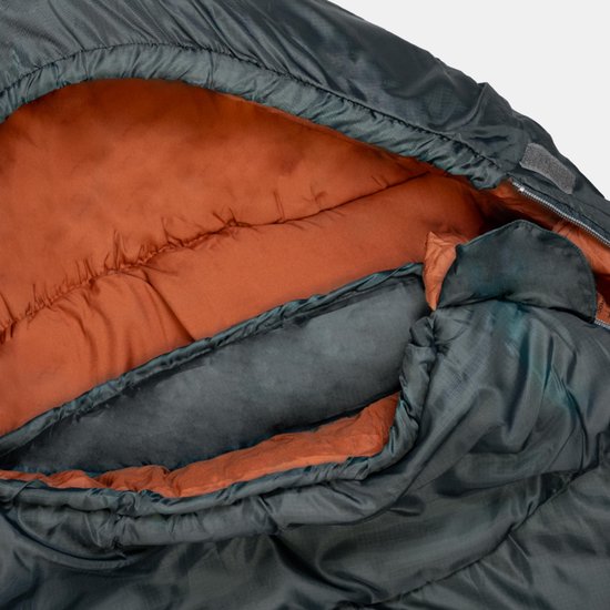 Highlander mummyslaapzak Rayet 450 Dark Grey -7°C - Grijs van Merkloos — afbeelding 2