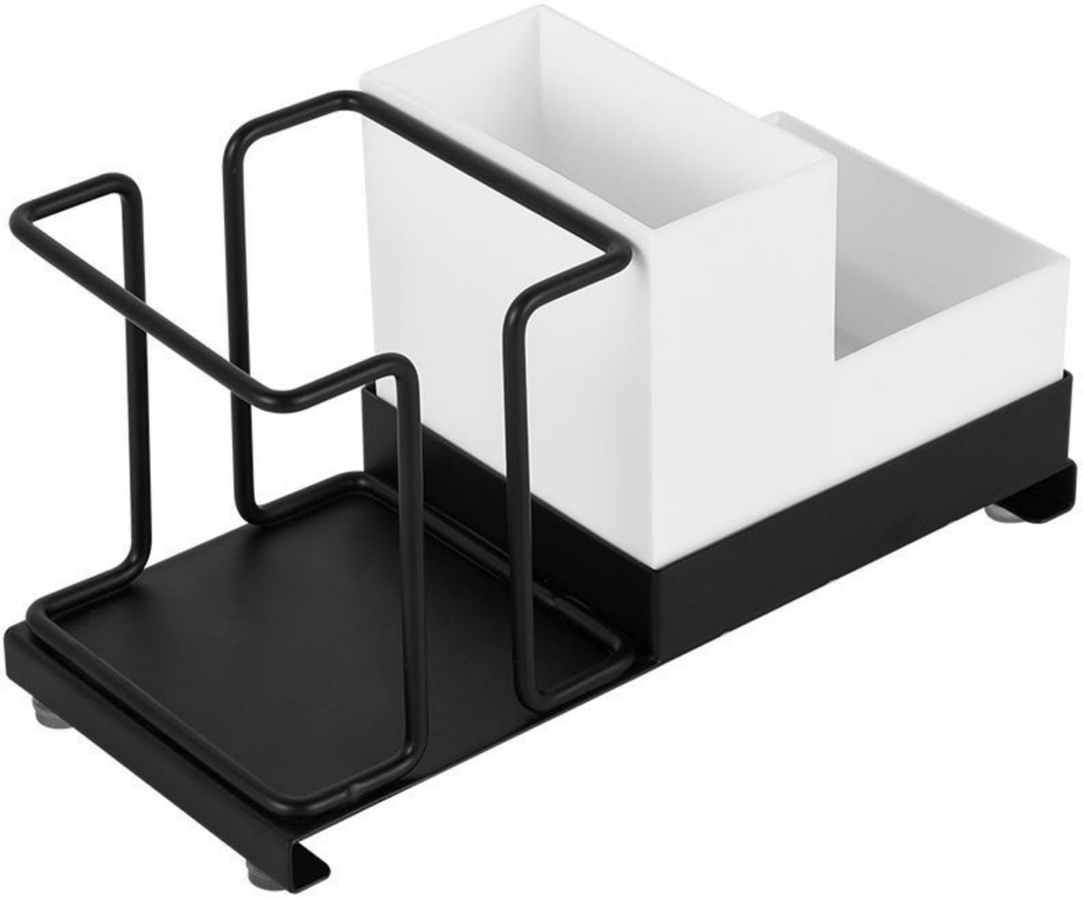 Unyqoos® Praktische koffie- en theebekerhouder met dekselorganizer voor aanrecht, ideaal voor werkplek en keuken