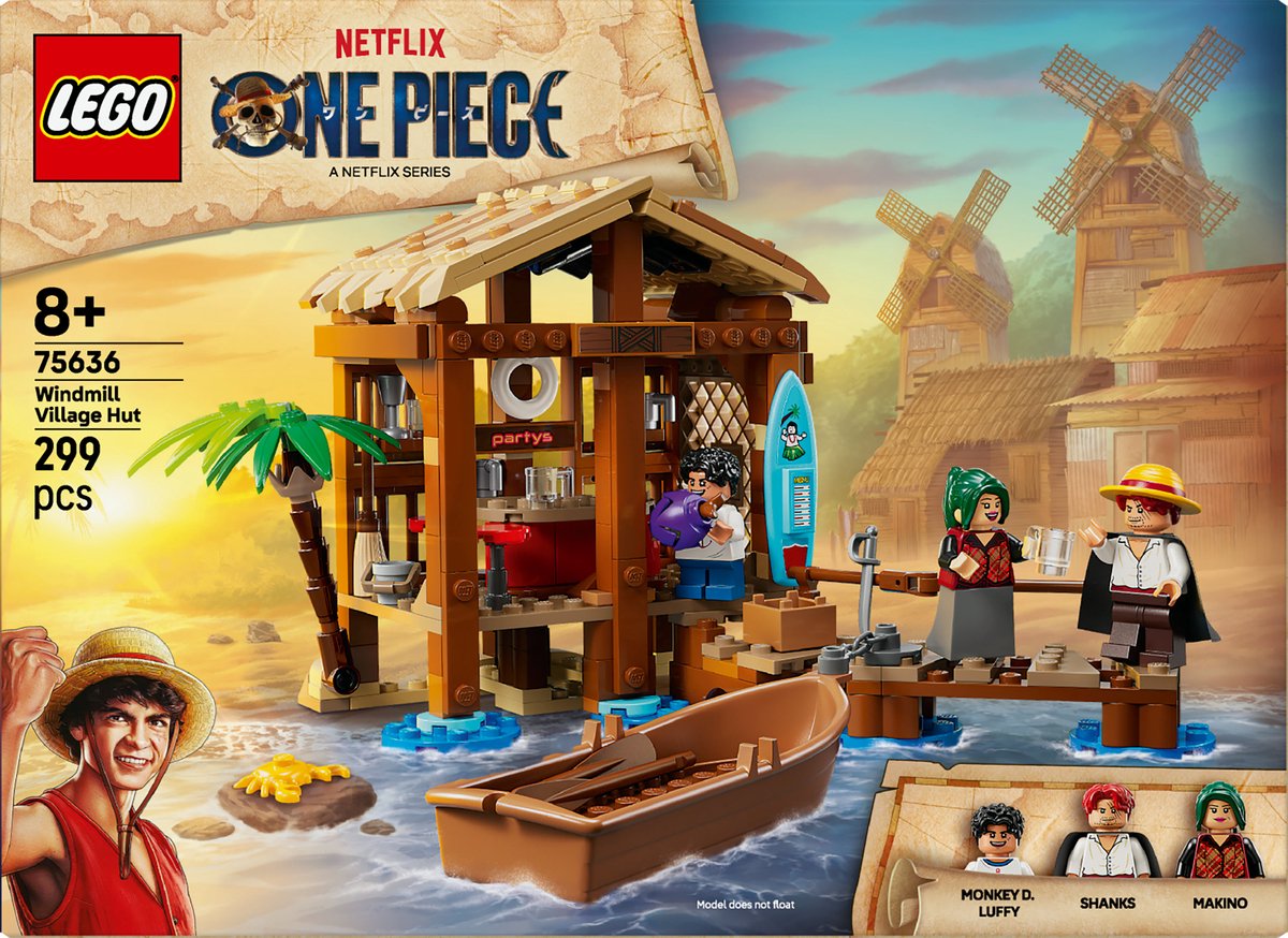 LEGO® ONE PIECE Hut in Windmolendorp Bouwset - 75636 – foto 4