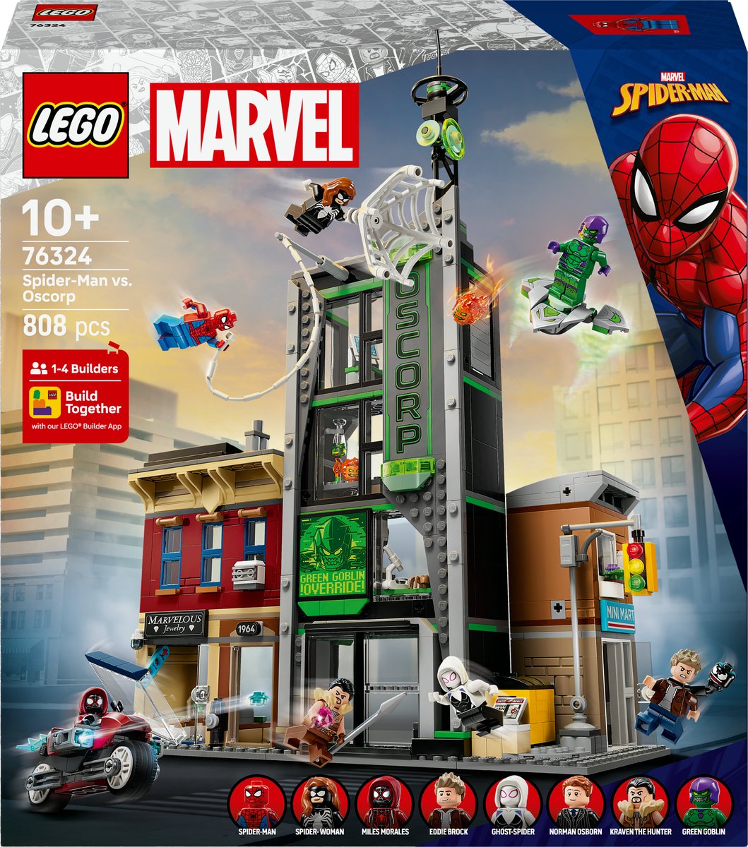 LEGO 76324 Super Heroes Marvel Spider-Man vs.  Oscorp