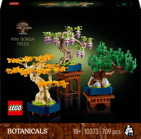 LEGO Botanicals 10373 Mini Bonsai Trees bouwset voor volwassenen kopen