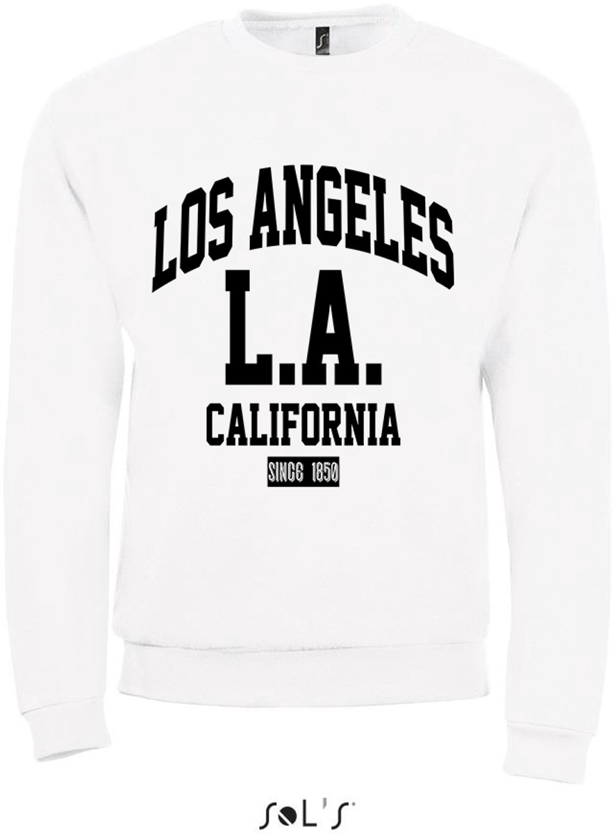 Sweatshirt 2-206 LA California - Wit, M