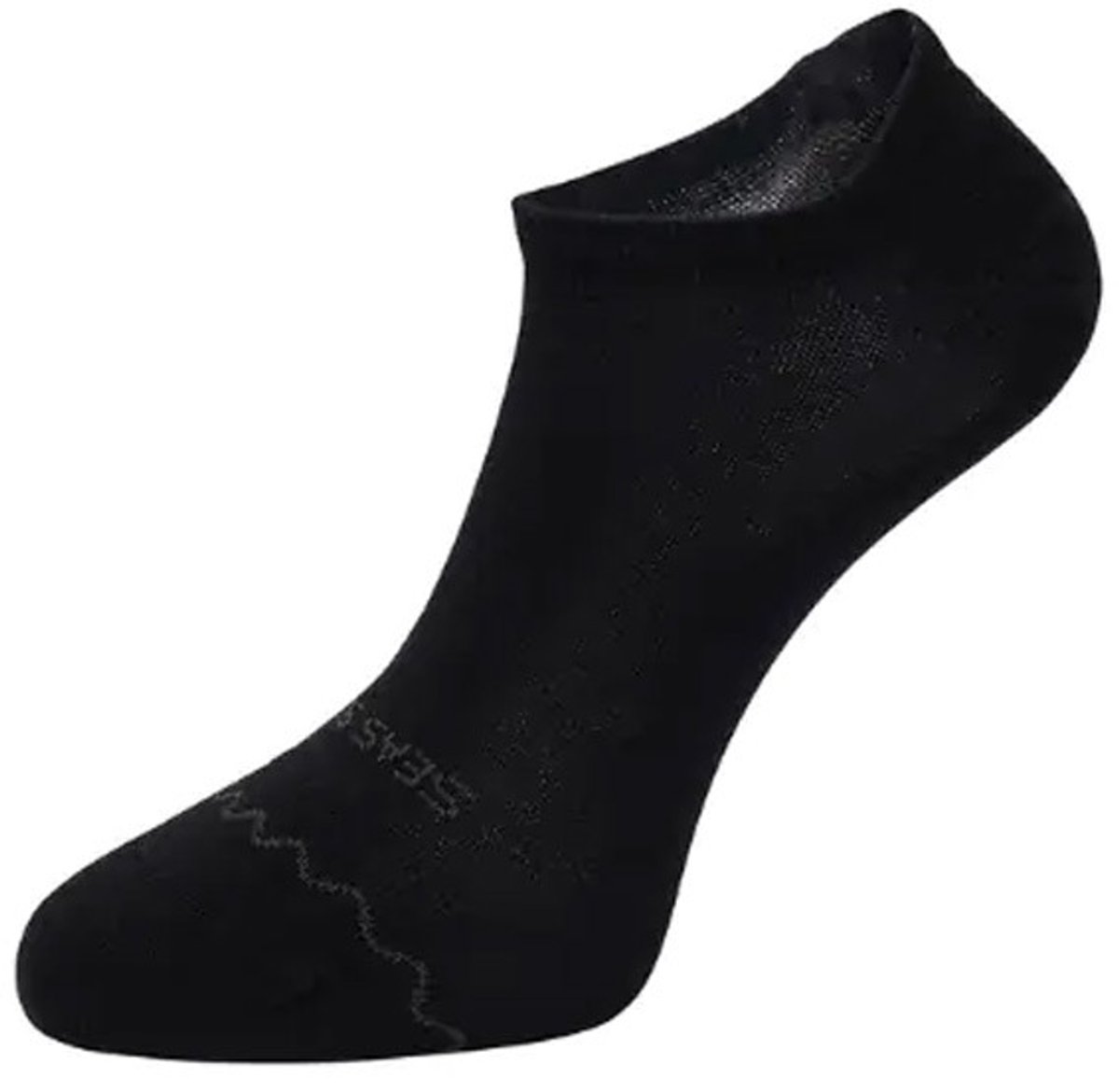 Seas Socks unisex sneakersokken nase zwart