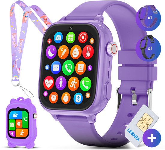 Smartwatch kinderen - GPS kind - & Stappenteller