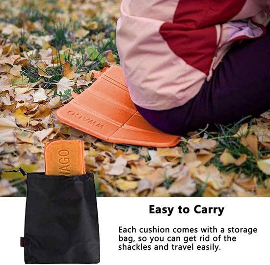 Boolavard Opvouwbare opvouwbare outdoor campingmat zitkussen schuim XPE- kussen draagbare waterdichte stoel picknickmat pad 1 kleur willekeurig verzonden (paars