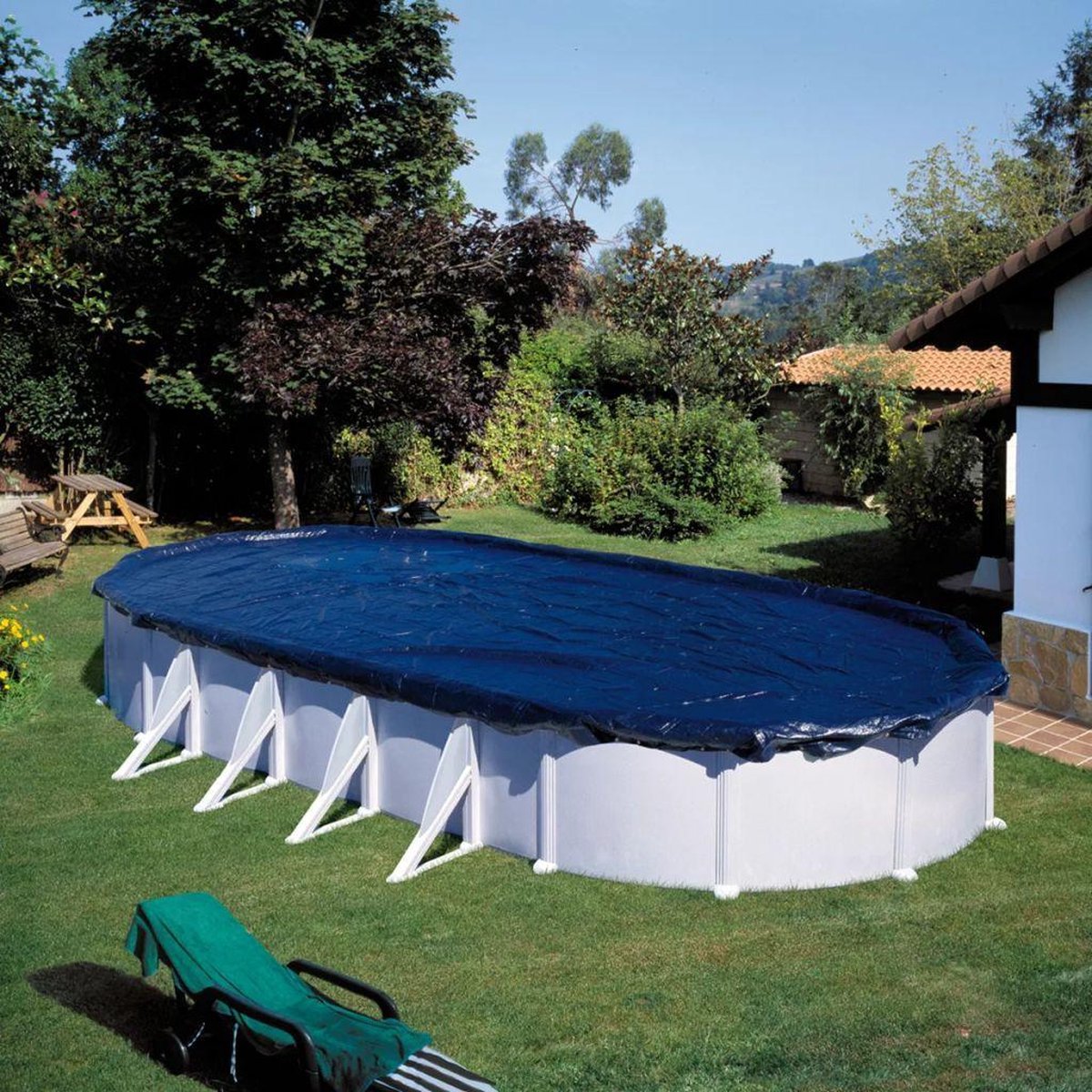 Gre Bâche d'hivernage - Ovale - 800 x 470 cm