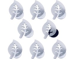 Mbsomnus 8 stuks Tafelkleed Gewichten Extra Zwaar Roestvrijstalen Blad voor Gordijnen Whiteboard Koelkast Douchegordijn - Buiten Gebruik - Tafelkleed Accessoires