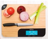Bol.com Jocca Snijplank - Digitale keukenweegschaal - Snijplank - 35x26x25cm - Hout - 1588 aanbieding