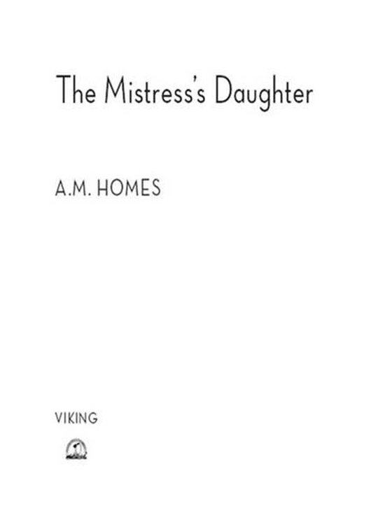 The Mistress's Daughter - cover