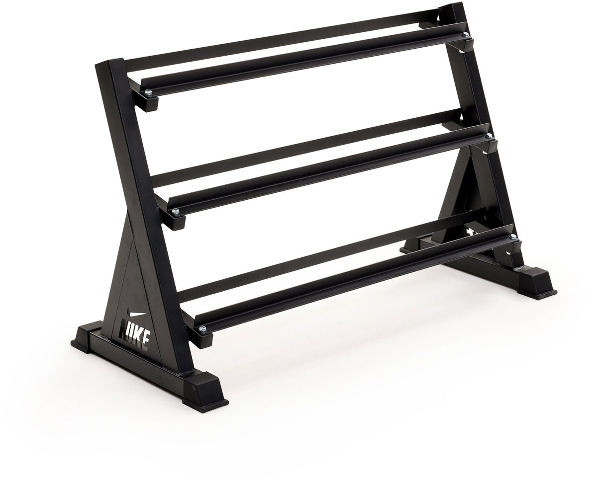 Nike Halterrek – Dumbbell Rek - 3 Lagen - 150 kg Per Plank - Staal