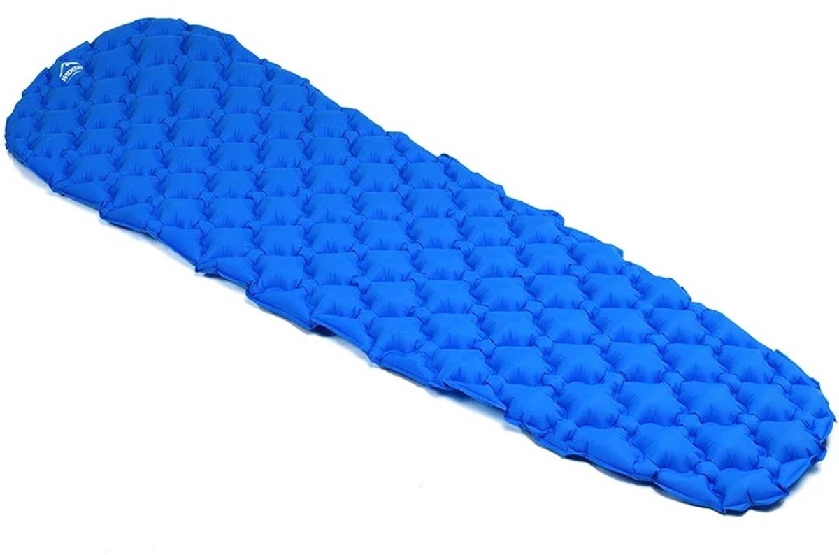 Opblaasbaar Camping Matras - Lichtgewicht Slaapmat - Luchtbed - Camping Matras - Compact Reismatje Voor Outdoor Kamperen - Luchtmat Voor Tent Wandelen Trekking - Nylon TPU Slaapmat - Draagbaar Met Draagtas - 4 Seizoenen Mat