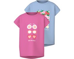 NAME IT - NMFVIGEA 2P CAPSL TOP - Meisjes - T-shirts