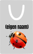 Hacebo® - marque-page en métal coccinelle avec eigen naam - Coccinelle - amoureux des coccinelles - quelqu'un qui aime les coccinelles - anniversaire - cadeau - cadeau Marque-pages - 7,6 cm x 5 cm