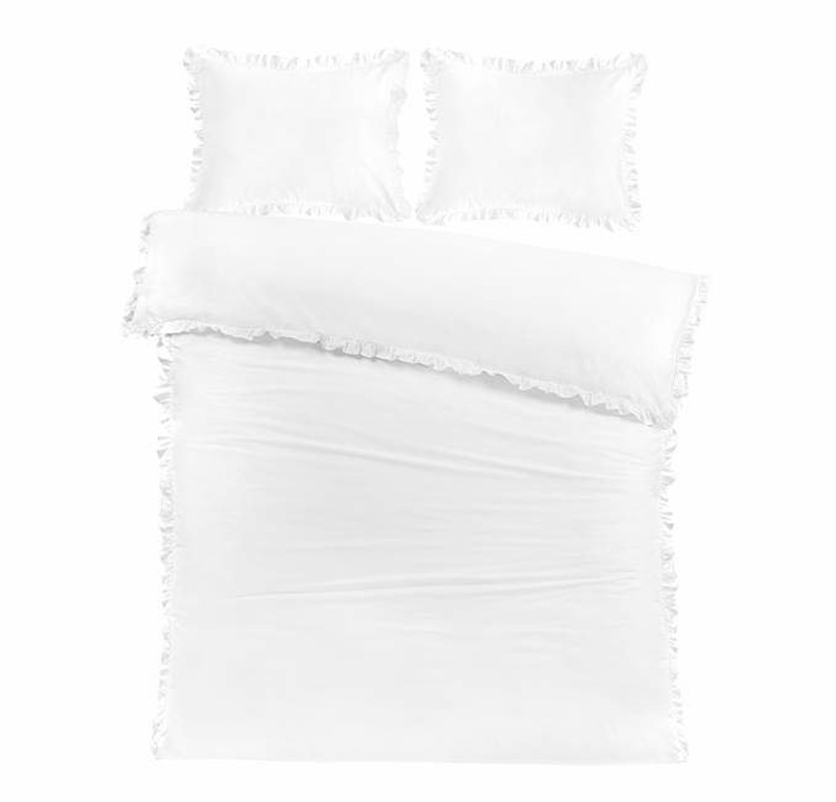 Papillon Fleur Dekbedovertrek - Lits-jumeaux - 240x200/220 cm - Wit