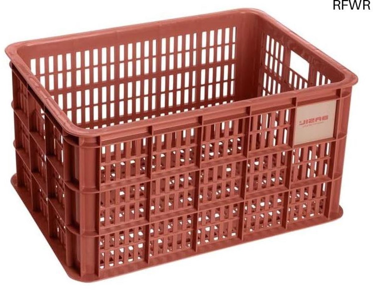 RFWR® Fietskrat Groot - 40 Liter - Rood