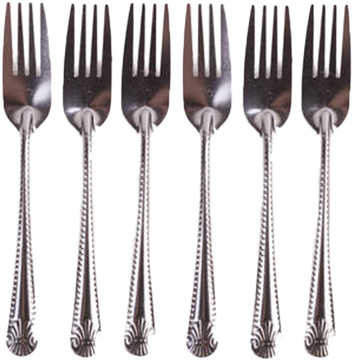 Benson diner vorken - 6x - RVS - 19 cm - tafelbestek - voor iedere gelegenheid