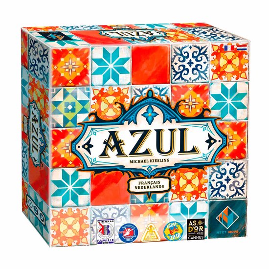 Next Move Games Azul - Tactisch bordspel voor 2-4 spelers - Vanaf 8 jaar