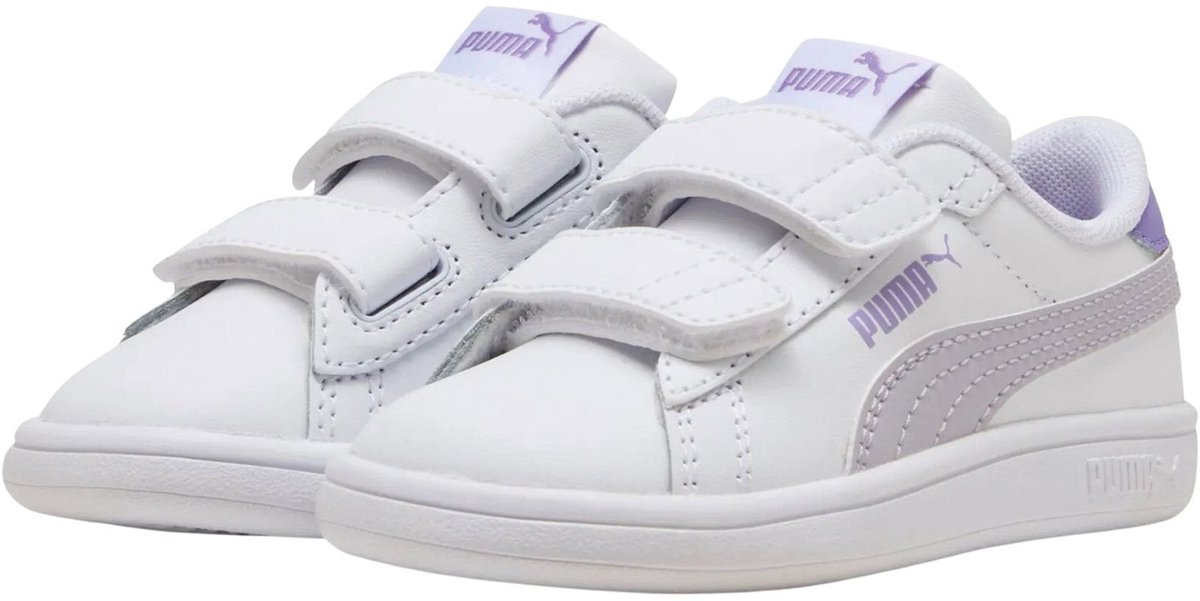 wit - lichtgrijs - paars