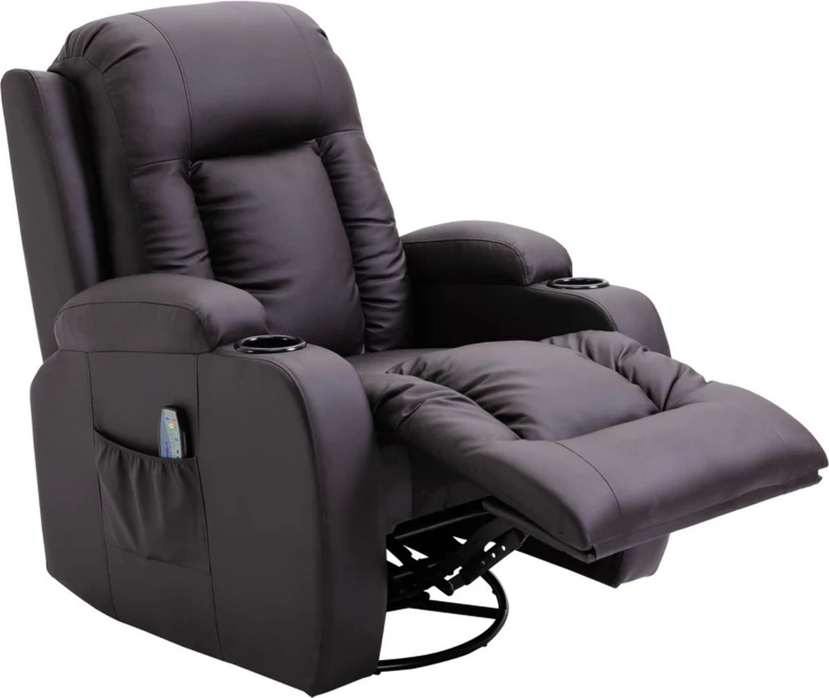 Afbeelding 3 van GranMaison Massagestoel Elektrisch Donkerbruin 1 Persoon