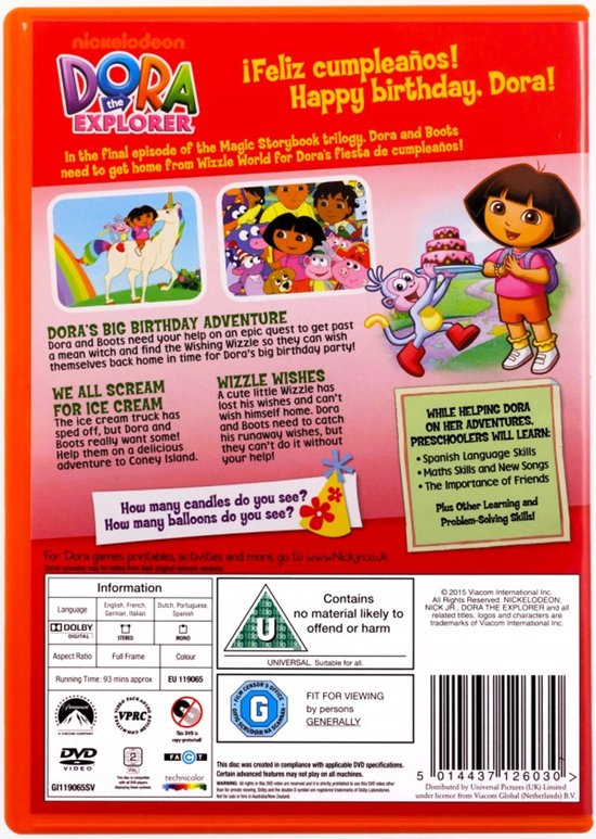 Dora l'exploratrice [DVD]