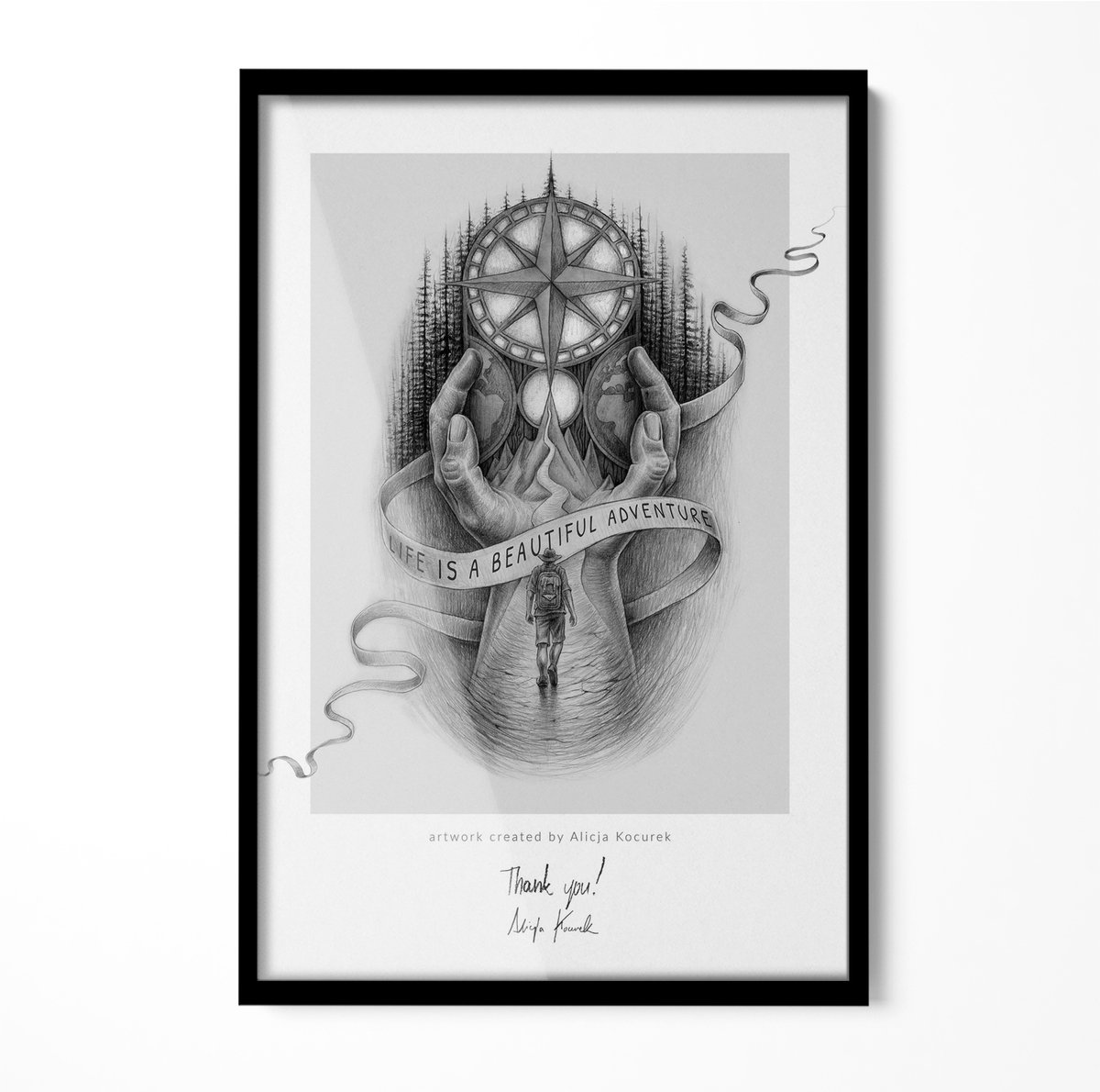TULUP Fotolijst - Zwart Kliklijst - Wissellijst 40x60 cm - Decoratieve Lijst - Moderne Fotolijst