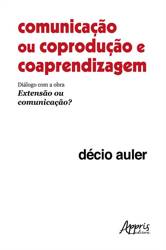 Comunicação ou Coprodução e Coaprendizagem: Diálogo com ... - cover