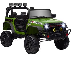 AIYAPLAY-Kinderen?Rijden?Op?Off-road?Speelgoed?Vrachtwagen-PP, metaal-100x63x65cm-Groen