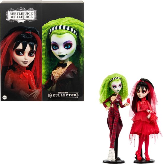Monster High Beetlejuice-poppen 2 Eenheden Rood van Merkloos — afbeelding 2