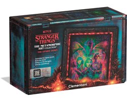 Clementoni - Puzzle - Stranger Things - Morphing Collection - The Upside Down - Puzzle avec éclairage RVB et effet morphing - 520 pièces