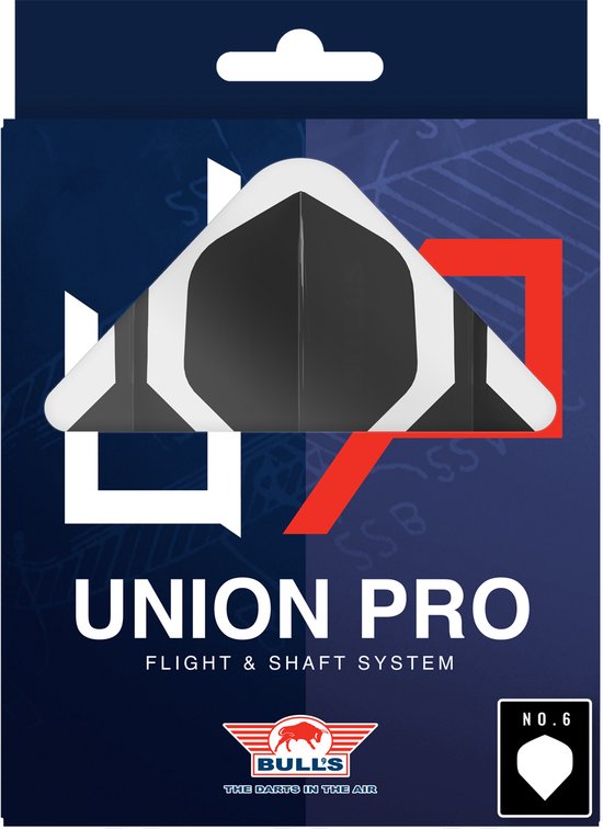 Bull's Union Pro Flight System Medium Black van Bull's — afbeelding 4