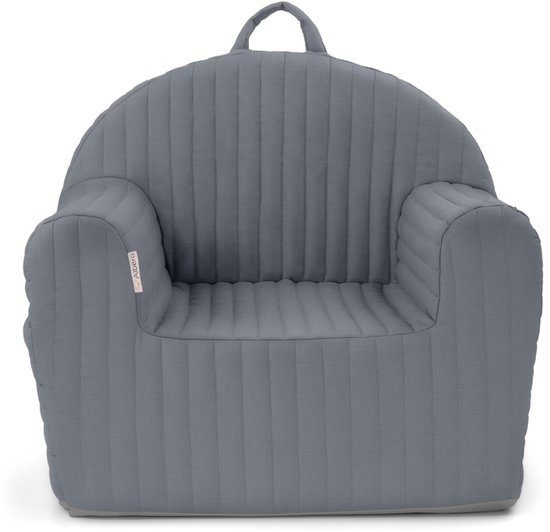 Albero Mio Stripe Graphite Kinderfauteuil - Kindersofa - Kinder Fauteuil - Kinderfauteuils - Peuterstoeltje — afbeelding 2
