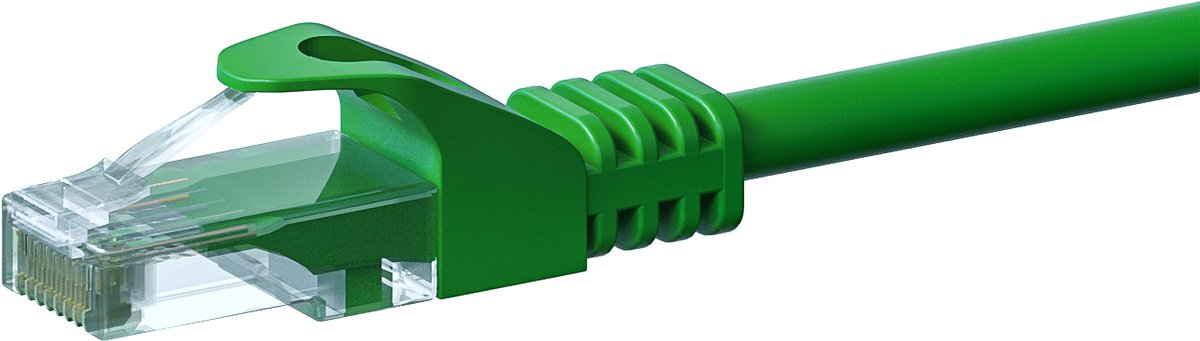 Bol.com Danicom CAT6 UTP patchkabel - 10 meter groen - CCA - netwerkkabel - internetkabel - UTP kabel - RJ45 - 1000 mbit/s aanbieding