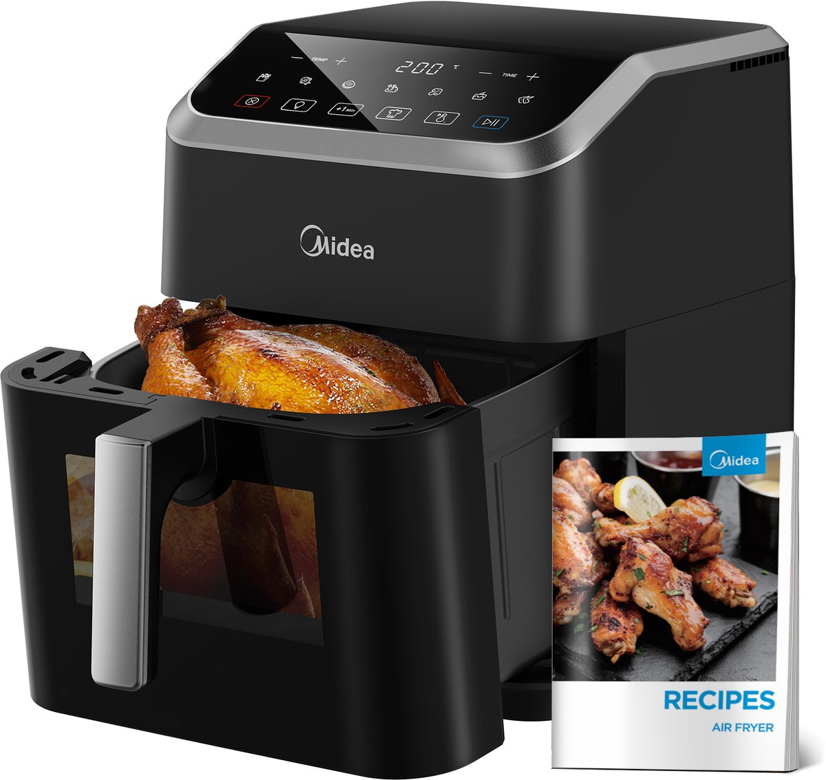 Midea Air fryer MF-CY70K - Hete lucht friteuse - 7L - Midea - €60,00