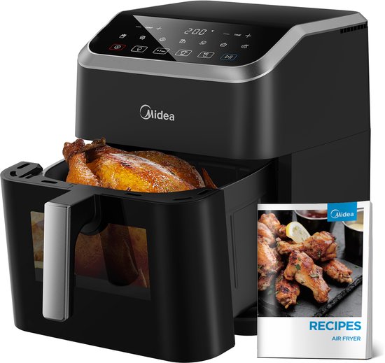 V2FUTURE Airfryer met Dubbele Lade 7L - Hete Lucht Friteuse - V2FUTURE - €84,74