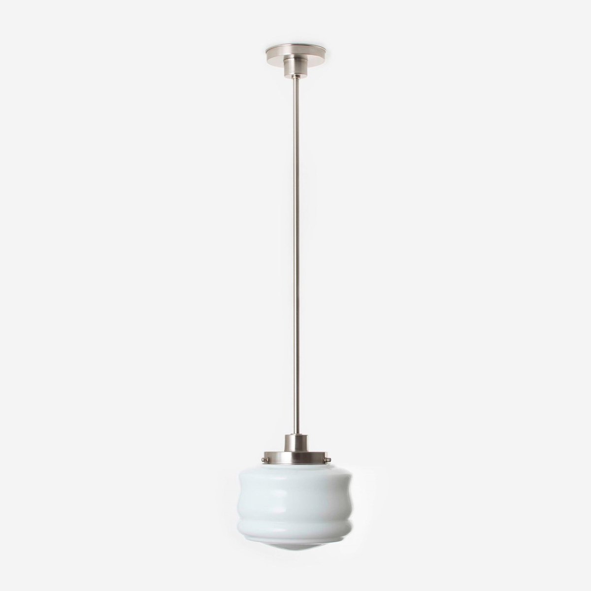 Coloured by Art Hanglamp Bakery 20's Matnikkel - Art Deco Trade