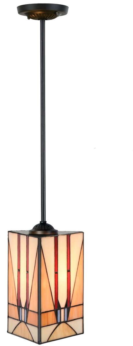 Tiffany Hanglamp Tuschinski Triangle pendant rond - Art Deco Trade