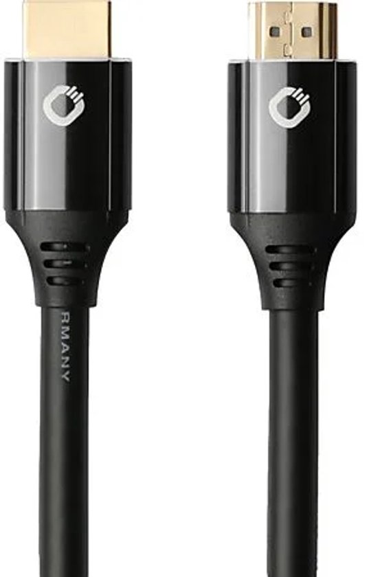 Oehlbach HDMI gecertificeerd 2.1 - [1x HDMI-stekker - 1x HDMI-stekker] 1,5 meter zwart