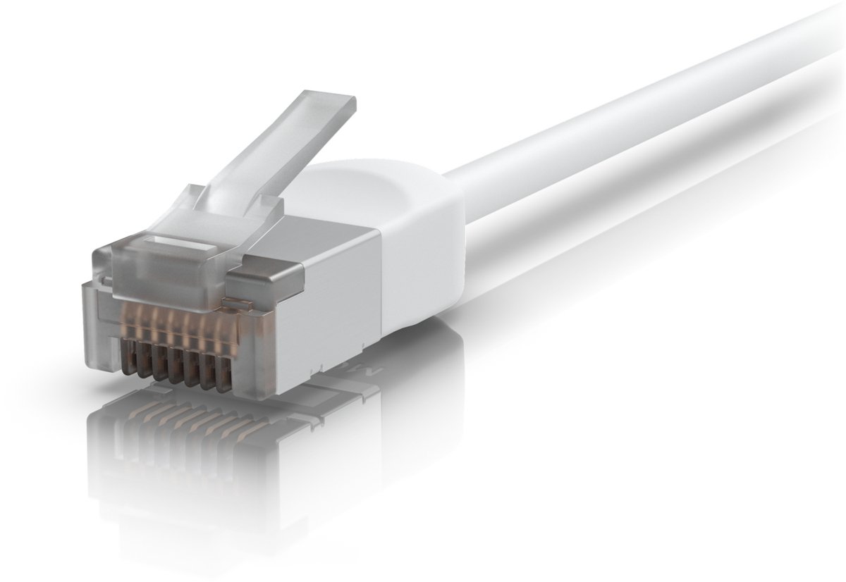 Ubiquiti UACC-Cable-Patch-Outdoor-C6A-1M-W netwerkkabel Wit Cat6a F/UTP (FTP)