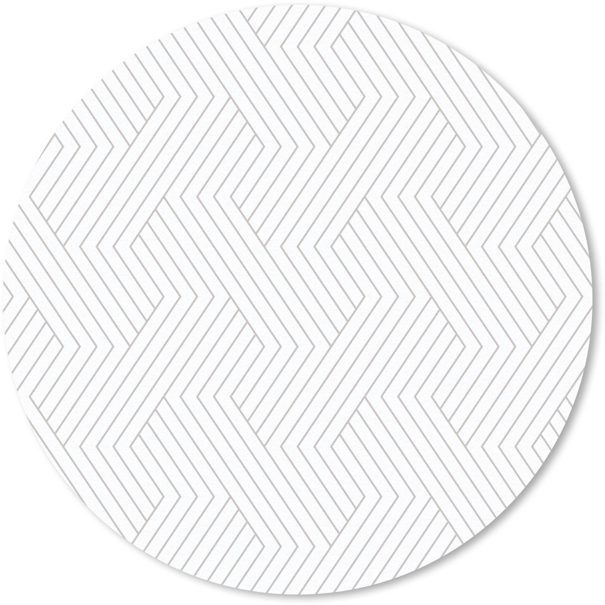 Muismat rond 30x30 cm - Mousepad Grafisch - Patroon - Modern - Ronde muismatten