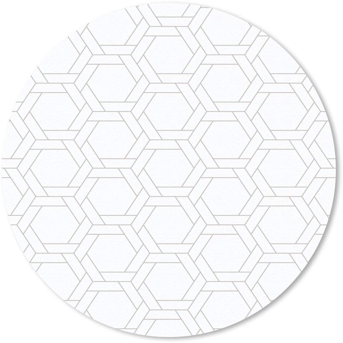Muismat rond 40x40 cm - Mousepad Grafisch - Patroon - Modern - Ronde muismatten