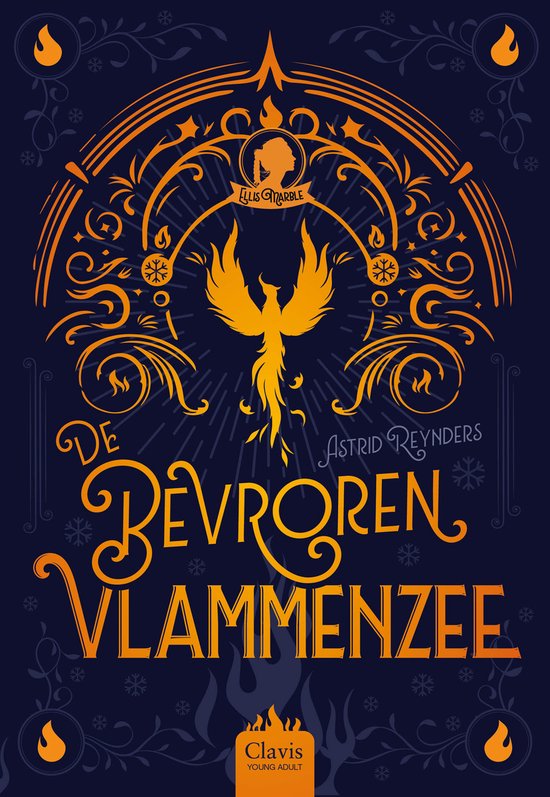 De bevroren vlammenzee - cover