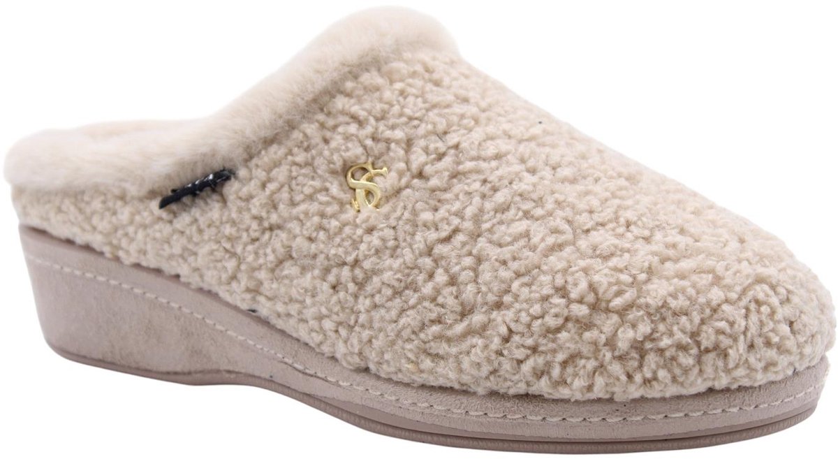 Scapa - Pantoffels - Beige - Vrouwen - Maat 38 -