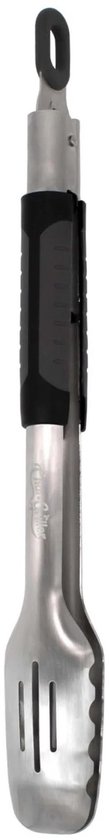 Pince de barbecue Char-Griller en inox – Pince de barbecue avec prise ferme – Longue pince de grill pour un barbecue en toute sécurité