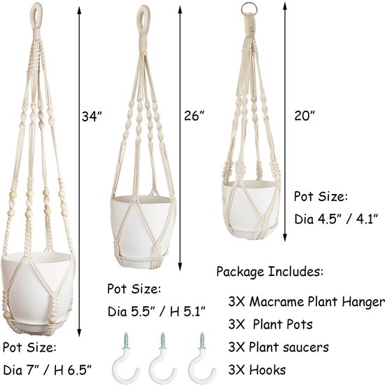 Bamworld Wandbeuger Plantenhangers 2-Pack, Decoratieve Kolibrie
