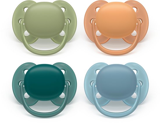 Philips Avent Ultra Soft - Superzachte siliconen fopspeen (18mnd+) - Voor gevoelige huid - 4 stuks - SCF093/08 van Philips Avent — afbeelding 2