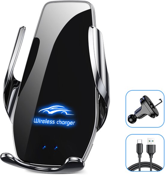 NEUE DAWN - Draadloze Oplader Auto - Telefoonhouders auto voor ventilatie rooster Inductief - Voor Samsung S25/S24/S23/S22/S21 reeks - Voor iPhone 17/16/15/14/13/12/11 reeks Android Autolader houder Telefoon Auto