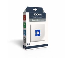 SQOON® Stofzuigerzakken (SQ05) - High Filtration – Geschikt voor Diverse Modellen – Optimale Stofopvang en Filtratie – 4 Stuks