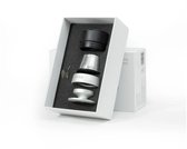 60g Grinder Blazende Bonenbak, Aluminiumlegering Koffiemolen Schoonmaak Tool voor Eureka Mignon(Zilver
